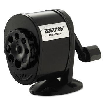 Bostitch® Antimicrobial Manual Pencil Sharpener, Manually-powered, 5.44 X 2.69 X 4.33, Black freeshipping - TVN Wholesale